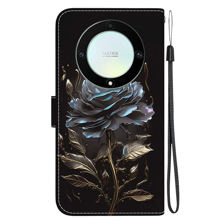 For Honor X9a 5G / X40 5G / Magic5 Lite 5G Case Pattern Printing Flip Shell Phone Cover