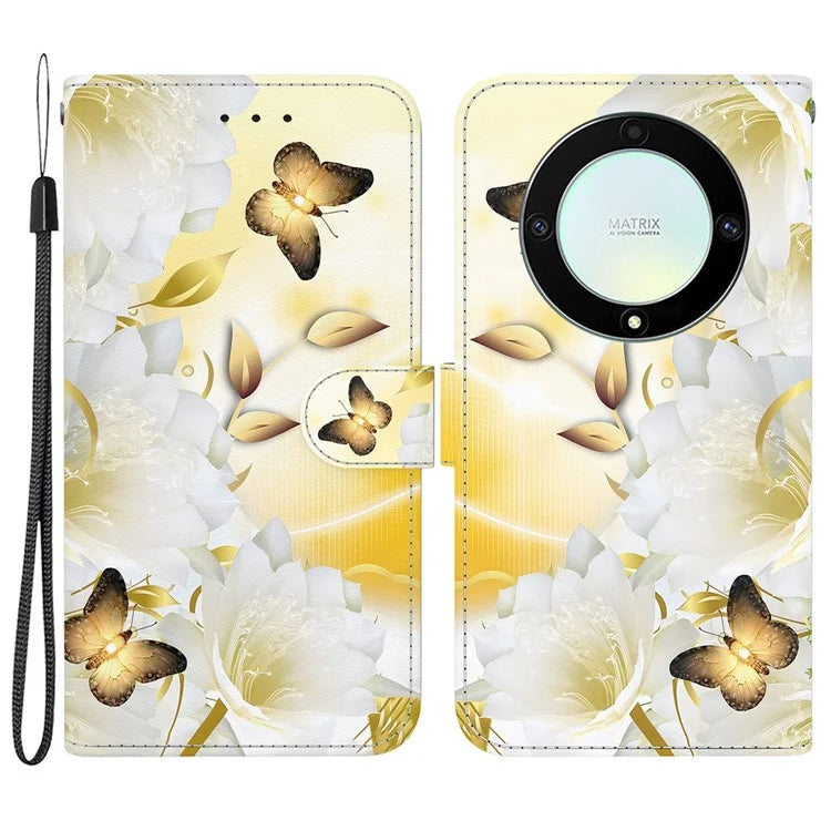 For Honor X9a 5G / X40 5G / Magic5 Lite 5G Case Pattern Printing Flip Shell Phone Cover