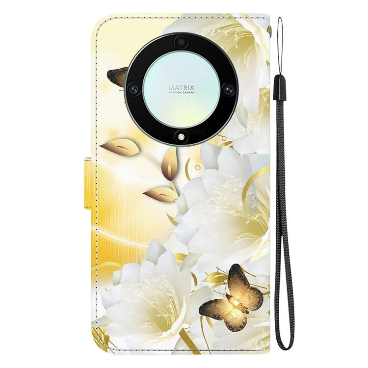 For Honor X9a 5G / X40 5G / Magic5 Lite 5G Case Pattern Printing Flip Shell Phone Cover