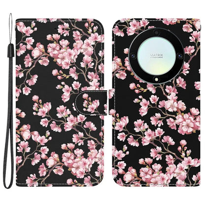 For Honor X9a 5G / X40 5G / Magic5 Lite 5G Case Pattern Printing Flip Shell Phone Cover