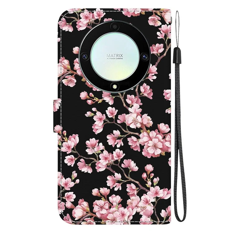For Honor X9a 5G / X40 5G / Magic5 Lite 5G Case Pattern Printing Flip Shell Phone Cover