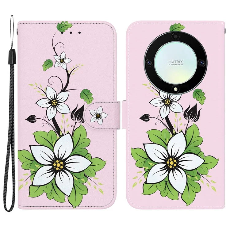 For Honor X9a 5G / X40 5G / Magic5 Lite 5G Case Pattern Printing Flip Shell Phone Cover