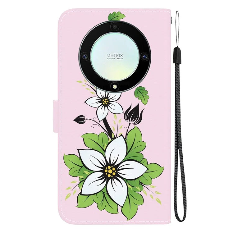 For Honor X9a 5G / X40 5G / Magic5 Lite 5G Case Pattern Printing Flip Shell Phone Cover
