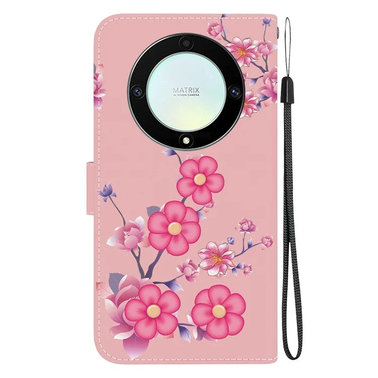 For Honor X9a 5G / X40 5G / Magic5 Lite 5G Case Pattern Printing Flip Shell Phone Cover