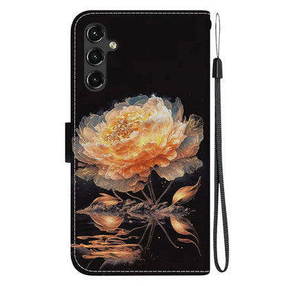For Samsung Galaxy A14 5G / A14 4G Case Pattern Printing Folio PU Leather Phone Cover
