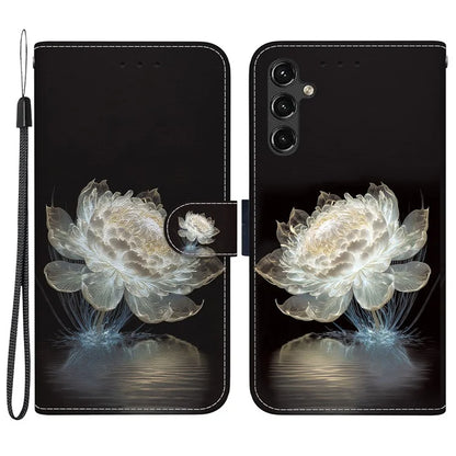 For Samsung Galaxy A14 5G / A14 4G Case Pattern Printing Folio PU Leather Phone Cover