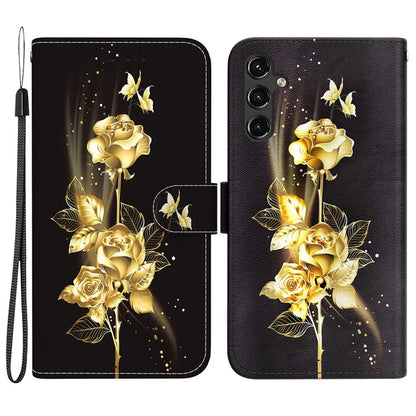 For Samsung Galaxy A14 5G / A14 4G Case Pattern Printing Folio PU Leather Phone Cover