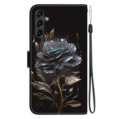 For Samsung Galaxy A14 5G / A14 4G Case Pattern Printing Folio PU Leather Phone Cover