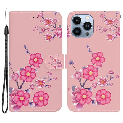 For iPhone 15 Pro Max Wallet Case PU Leather Pattern Magnetic Flip Phone Cover