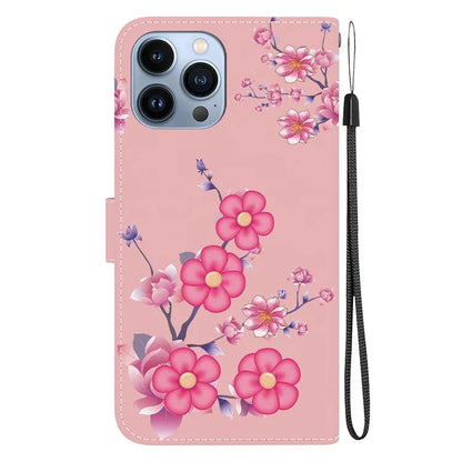 For iPhone 15 Pro Max Wallet Case PU Leather Pattern Magnetic Flip Phone Cover