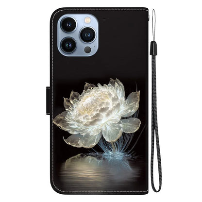 For iPhone 15 Pro Max Wallet Case PU Leather Pattern Magnetic Flip Phone Cover