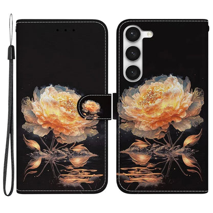 For Samsung Galaxy S23 Case PU Leather Stand Magnetic Closure Phone Cover
