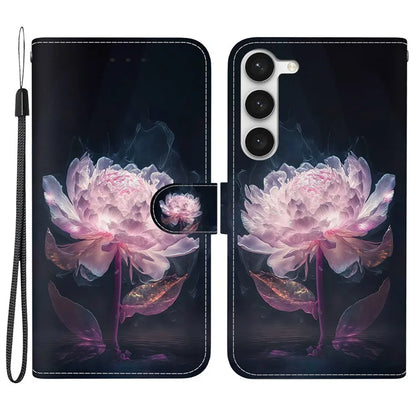 For Samsung Galaxy S23 Case PU Leather Stand Magnetic Closure Phone Cover