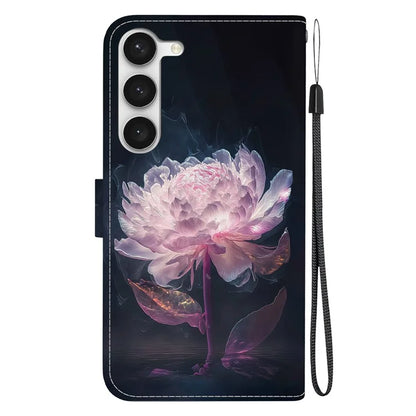 For Samsung Galaxy S23 Case PU Leather Stand Magnetic Closure Phone Cover