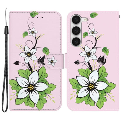 For Samsung Galaxy S23 Case PU Leather Stand Magnetic Closure Phone Cover