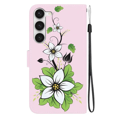 For Samsung Galaxy S23 Case PU Leather Stand Magnetic Closure Phone Cover