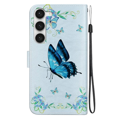For Samsung Galaxy S23 Case PU Leather Stand Magnetic Closure Phone Cover