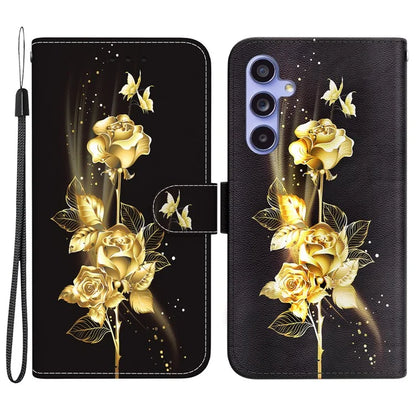 For Samsung Galaxy S23 FE Case PU Leather Pattern Printing Folio Phone Cover