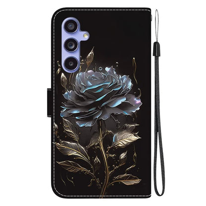 For Samsung Galaxy S23 FE Case PU Leather Pattern Printing Folio Phone Cover