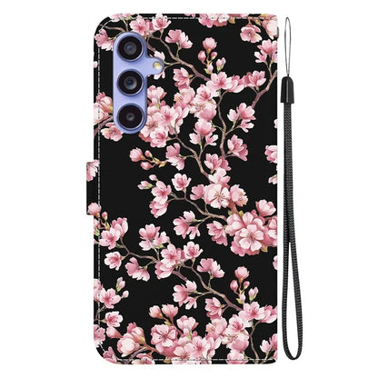 For Samsung Galaxy S23 FE Case PU Leather Pattern Printing Folio Phone Cover