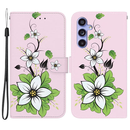 For Samsung Galaxy S23 FE Case PU Leather Pattern Printing Folio Phone Cover