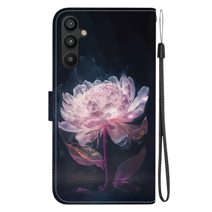 For Samsung Galaxy A54 5G Case PU Leather Magnetic Closure Pattern Phone Cover