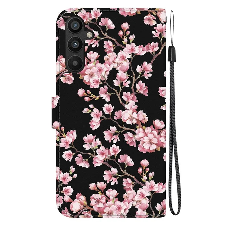 For Samsung Galaxy A54 5G Case PU Leather Magnetic Closure Pattern Phone Cover