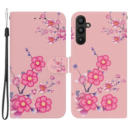 For Samsung Galaxy A54 5G Case PU Leather Magnetic Closure Pattern Phone Cover