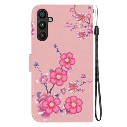 For Samsung Galaxy A54 5G Case PU Leather Magnetic Closure Pattern Phone Cover