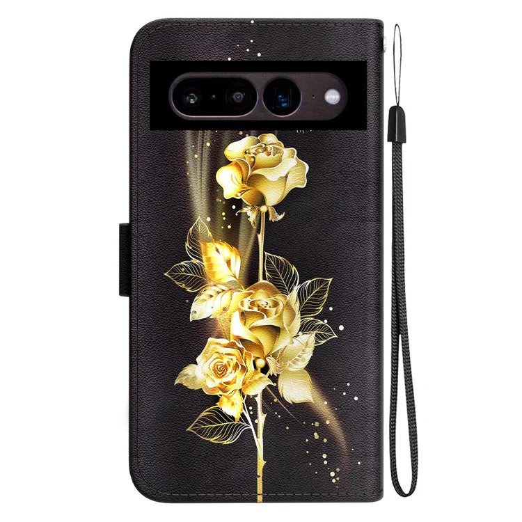 For Google Pixel 7 5G Case PU Leather Pattern Wallet Flip Phone Cover