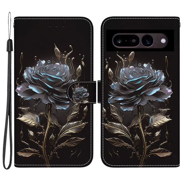 For Google Pixel 7 5G Case PU Leather Pattern Wallet Flip Phone Cover