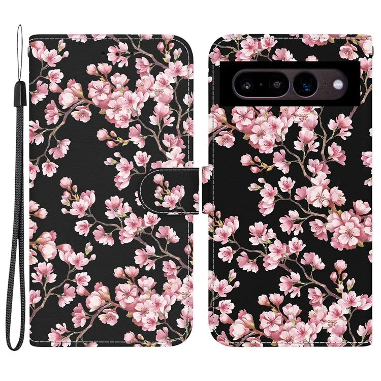 For Google Pixel 7 5G Case PU Leather Pattern Wallet Flip Phone Cover