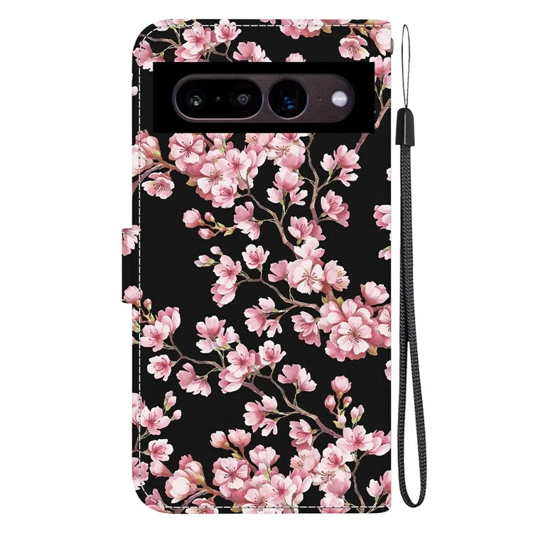For Google Pixel 7 5G Case PU Leather Pattern Wallet Flip Phone Cover