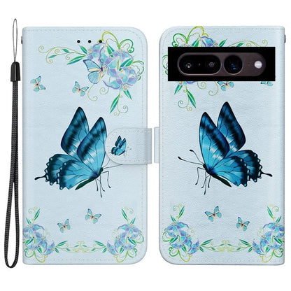 For Google Pixel 7 5G Case PU Leather Pattern Wallet Flip Phone Cover