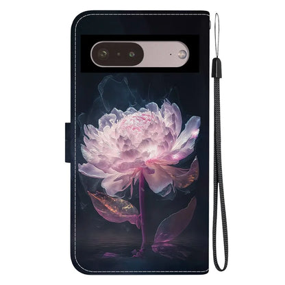 For Google Pixel 7 Pro 5G Case Pattern PU Leather Folio Stand Phone Cover