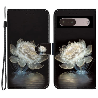 For Google Pixel 7 Pro 5G Case Pattern PU Leather Folio Stand Phone Cover