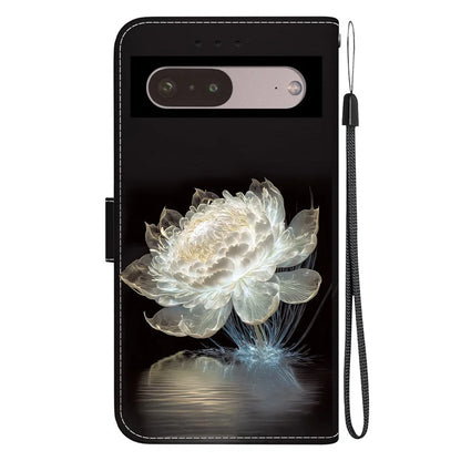For Google Pixel 7 Pro 5G Case Pattern PU Leather Folio Stand Phone Cover