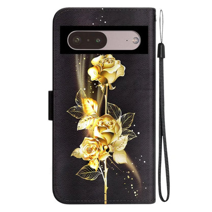 For Google Pixel 7 Pro 5G Case Pattern PU Leather Folio Stand Phone Cover