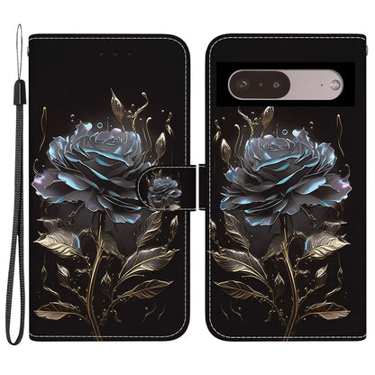 For Google Pixel 7 Pro 5G Case Pattern PU Leather Folio Stand Phone Cover