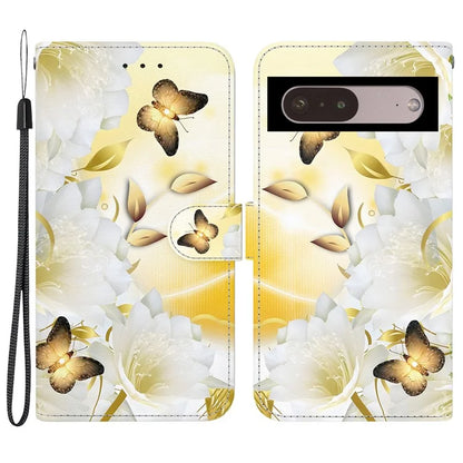 For Google Pixel 7 Pro 5G Case Pattern PU Leather Folio Stand Phone Cover