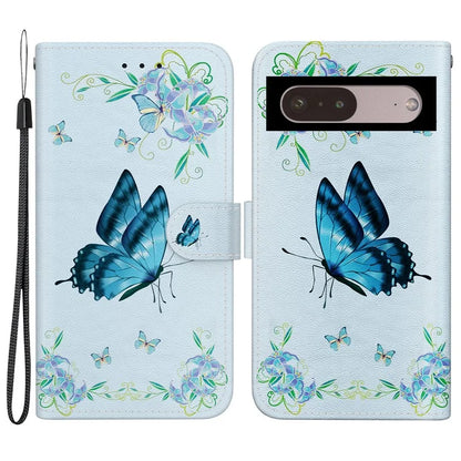 For Google Pixel 7 Pro 5G Case Pattern PU Leather Folio Stand Phone Cover
