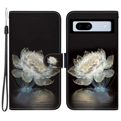 For Google Pixel 7a Case PU Leather Pattern Protective Flip Phone Cover