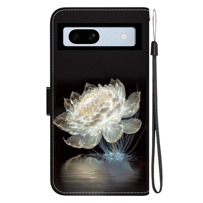 For Google Pixel 7a Case PU Leather Pattern Protective Flip Phone Cover