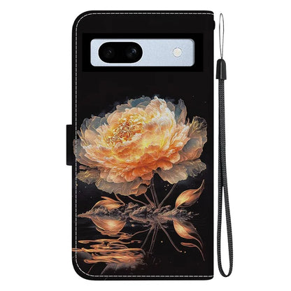 For Google Pixel 7a Case PU Leather Pattern Protective Flip Phone Cover