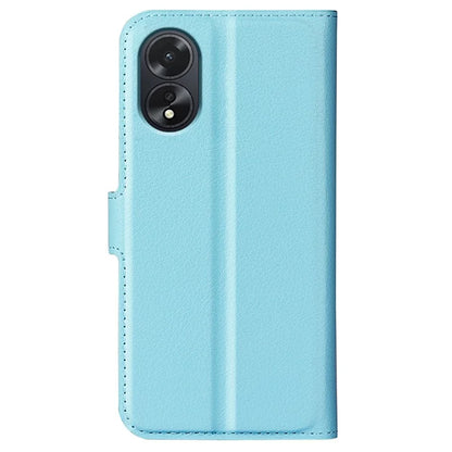 For Oppo A38 4G Case Wallet Phone Shell Litchi Texture Stand Leather Cover