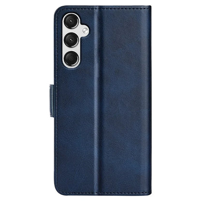 For Samsung Galaxy A25 5G (Global) (161.0 x 76.5 x 8.3mm) Case Wallet Calf Texture Phone Cover PU Leather Stand Flip Shell