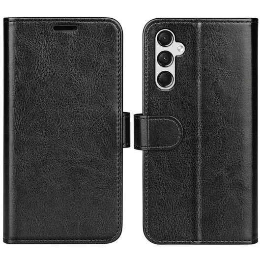 For Samsung Galaxy A25 5G (Global) (161.0 x 76.5 x 8.3mm) Case Slim-Fit PU Leather Shell Crazy Horse Texture Phone Cover