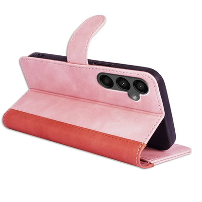 For Samsung Galaxy A15 5G Case PU Leather Cover Wallet Stand Slim-Fit Phone Shell