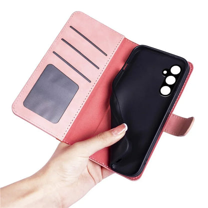 For Samsung Galaxy A15 5G Case PU Leather Cover Wallet Stand Slim-Fit Phone Shell