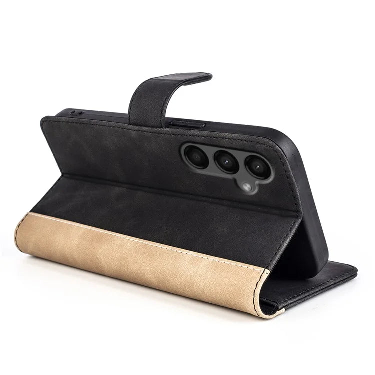 For Samsung Galaxy A15 5G Case PU Leather Cover Wallet Stand Slim-Fit Phone Shell